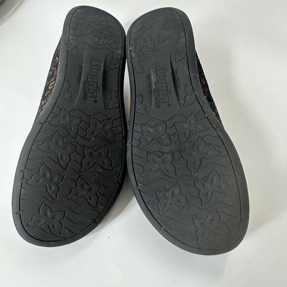 Alegria By PG Lite Womens Floral Slip-Resistant Leather Flats Size 7 - Picture 5 of 8